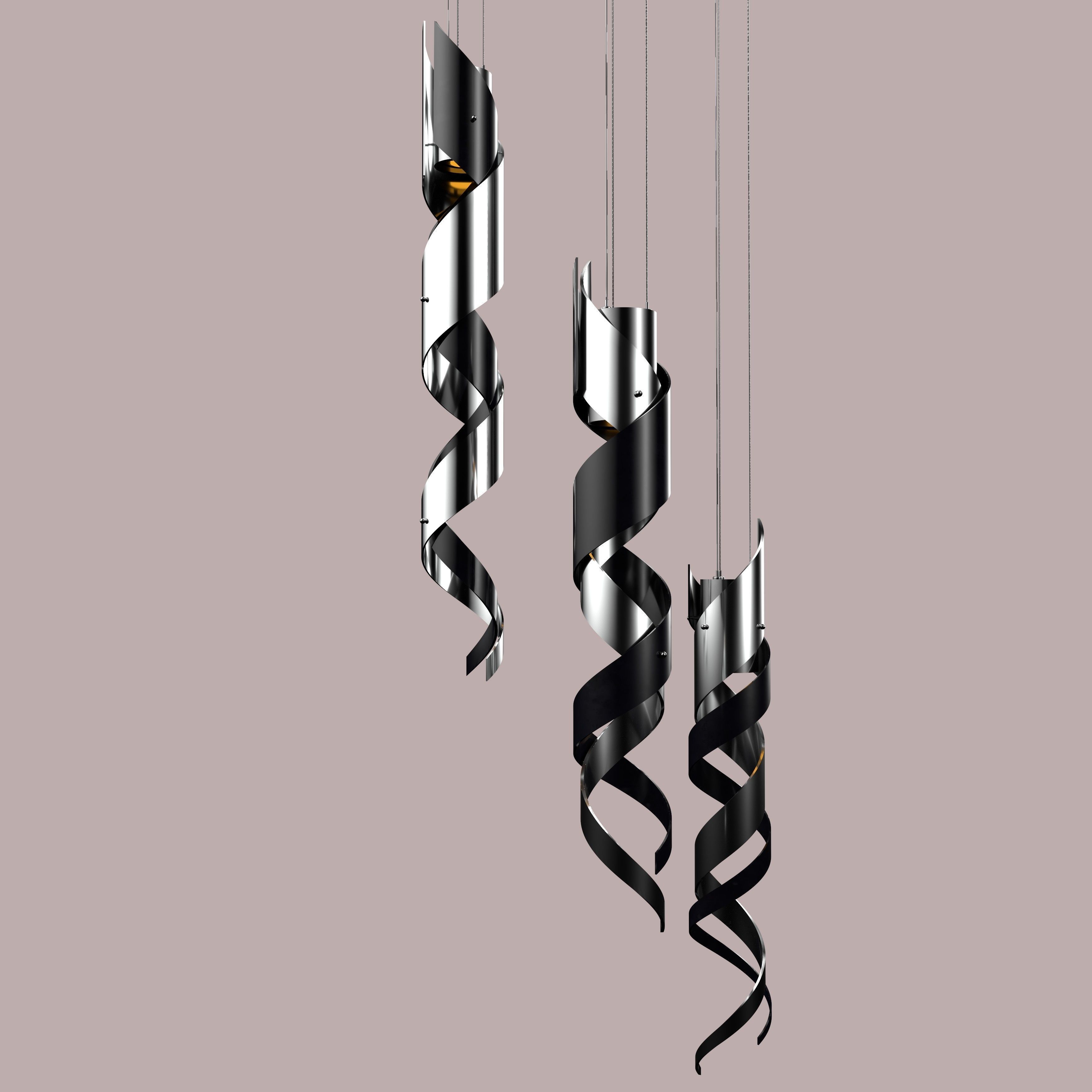 Spiral light 3D model_14