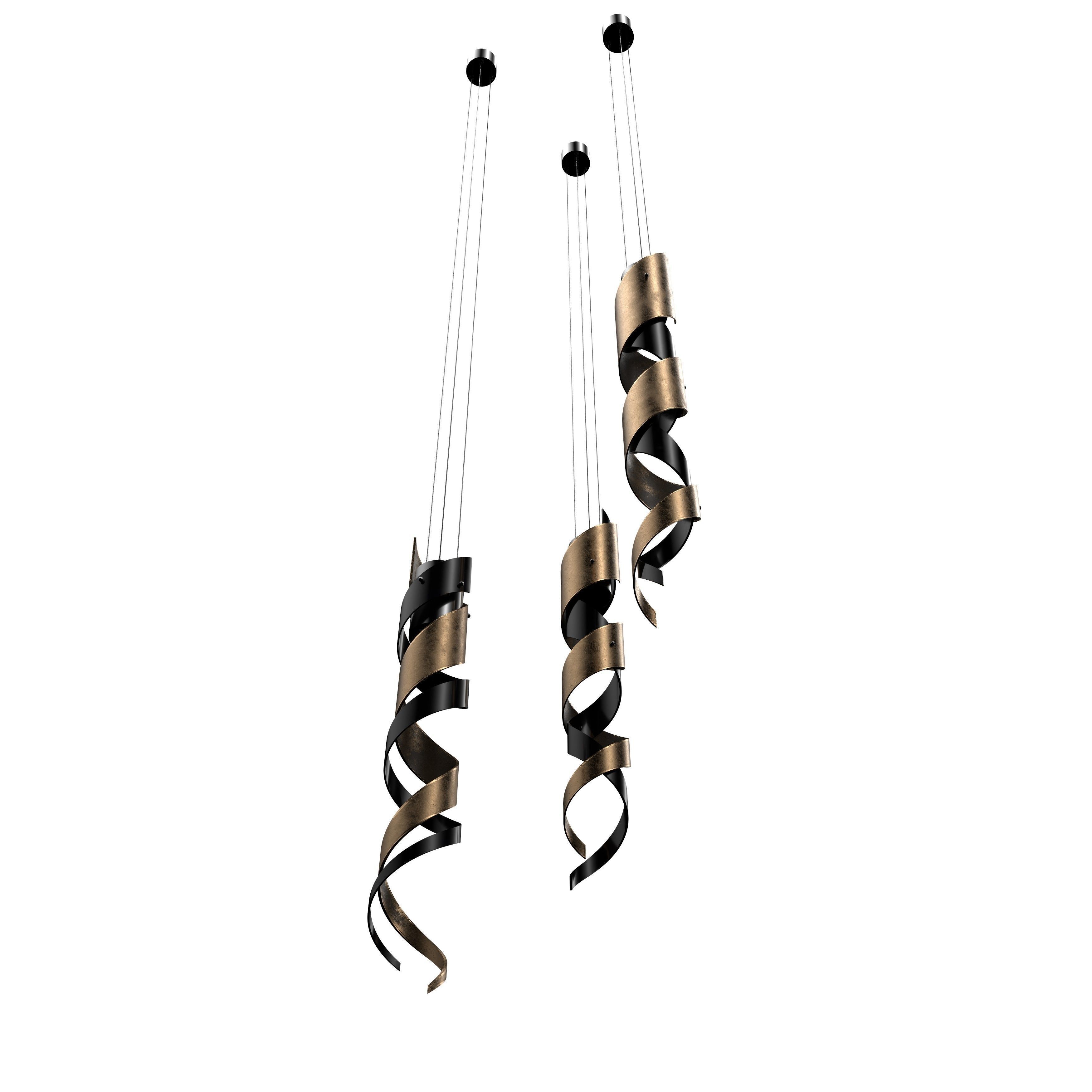 Spiral light 3D model_1