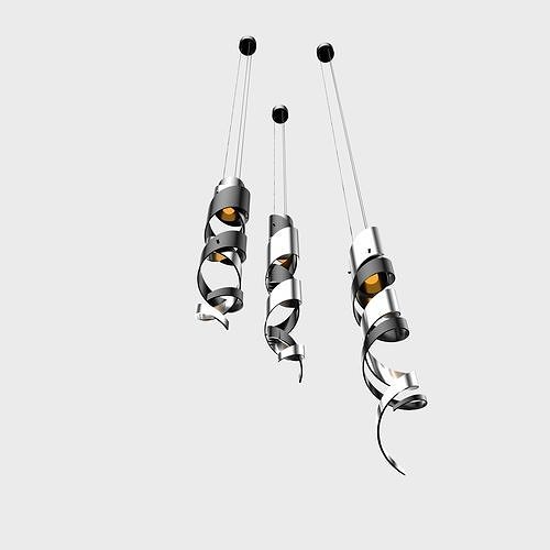 Spiral light 3D model
