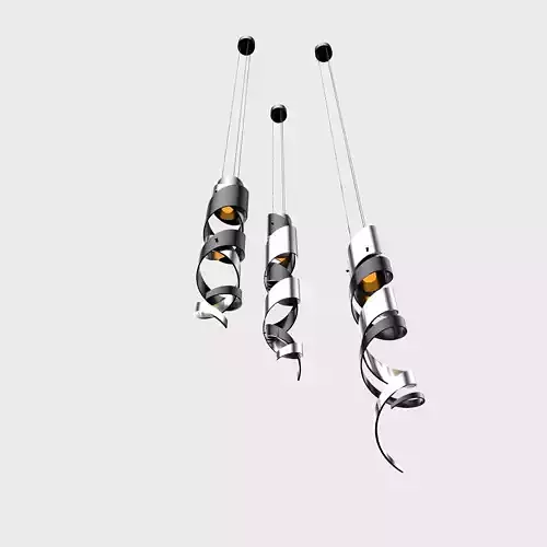 Spiral light 3D model Spiral light 3D model