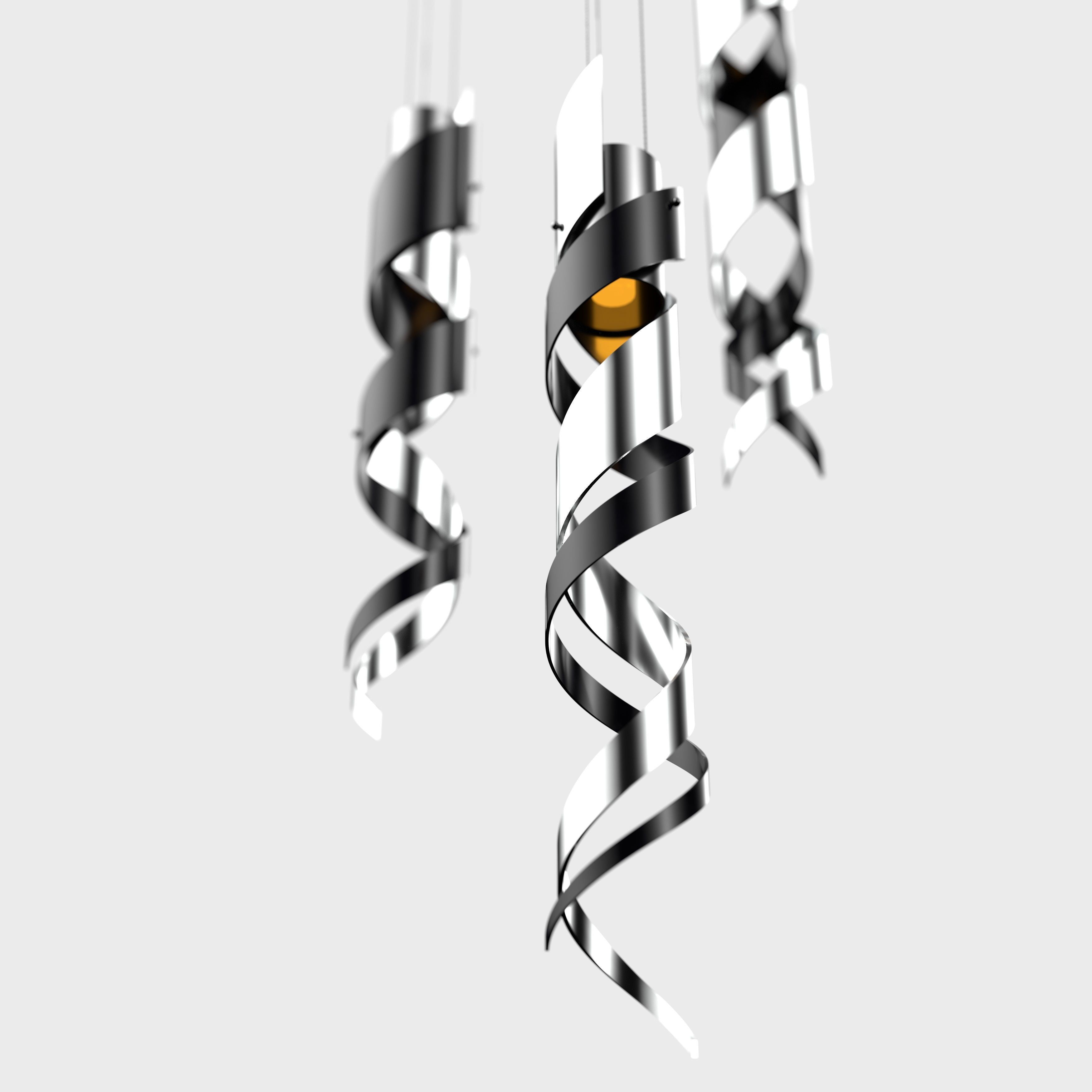 Spiral light 3D model_3