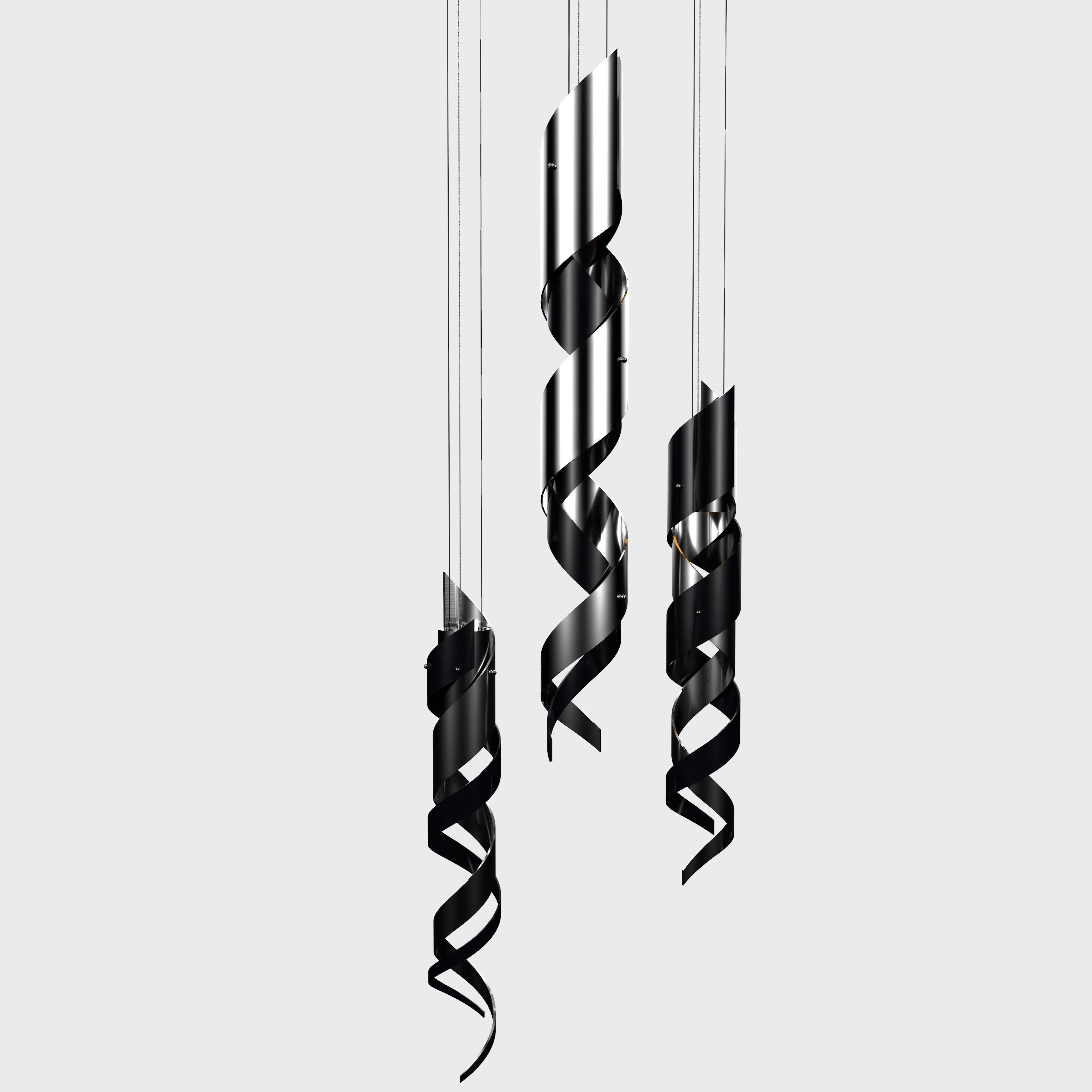 Spiral light 3D model_4