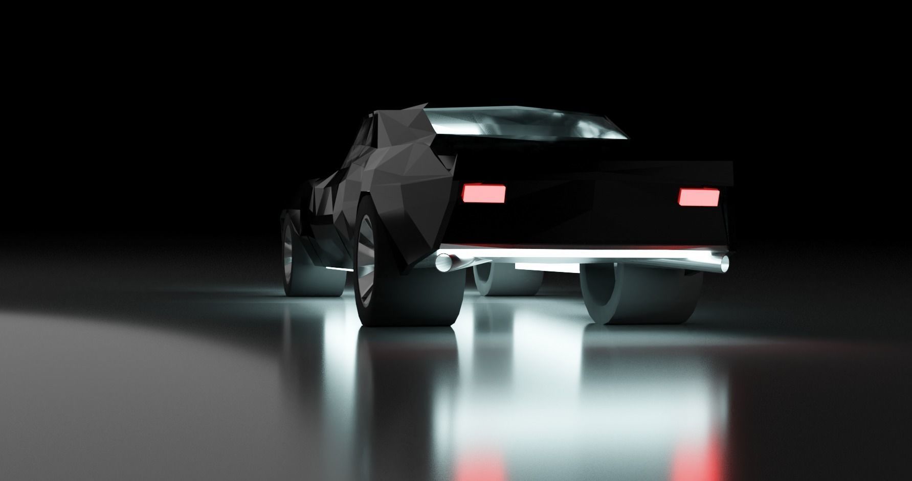 shitty muscle car 3D model_1