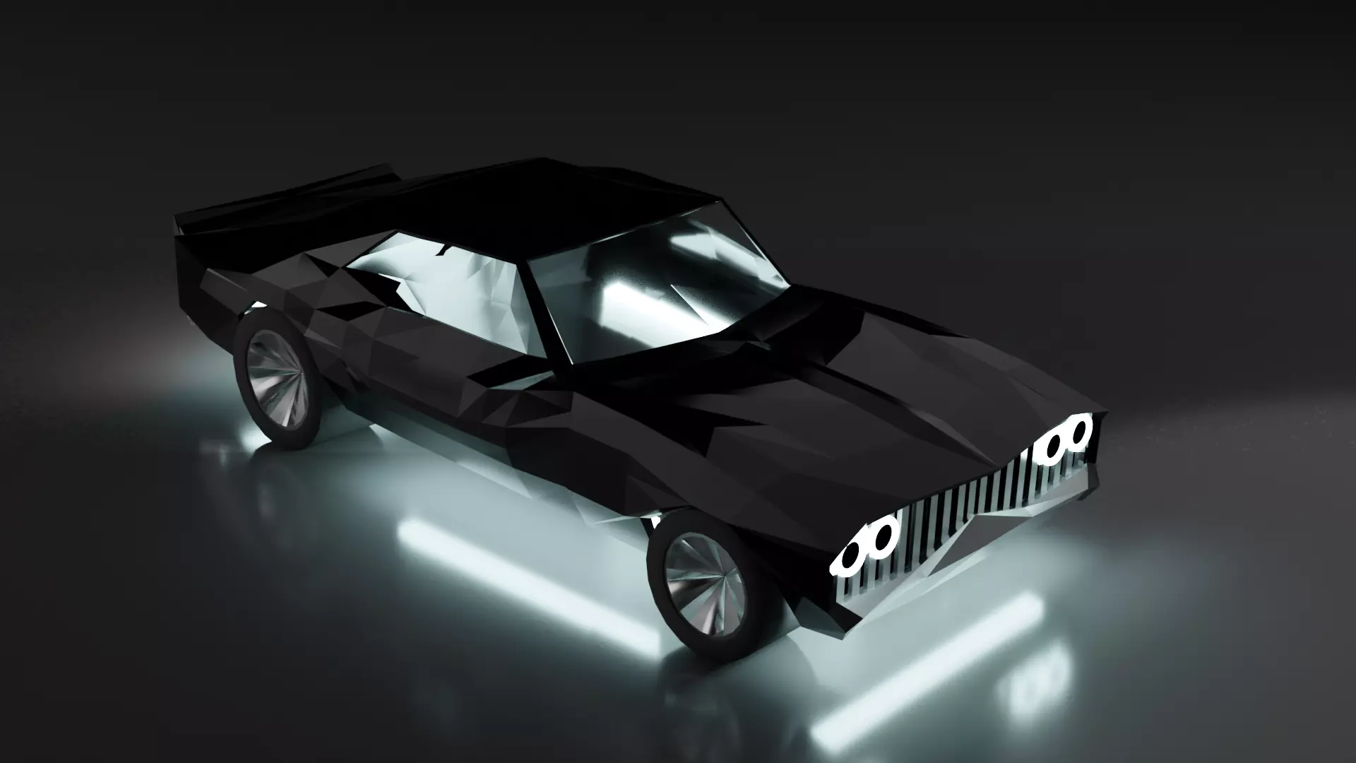 shitty muscle car 3D model_0
