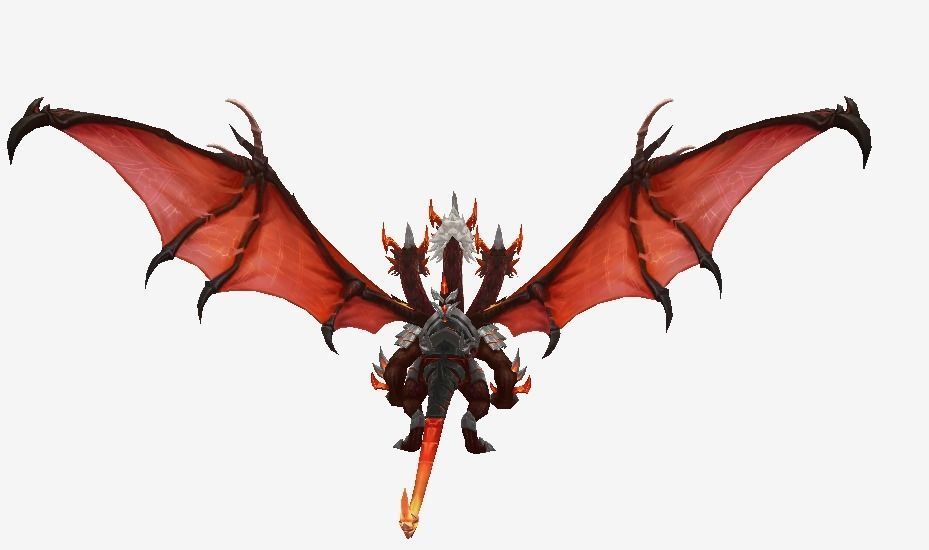 Fantastic Dragon Low-poly 3D model_10