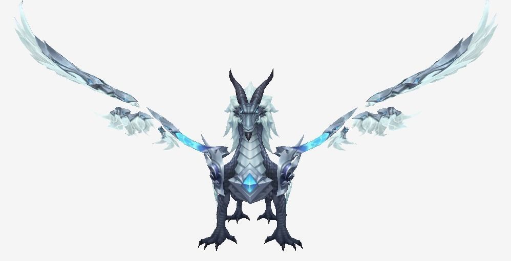 Fantastic Dragon Low-poly 3D model_15