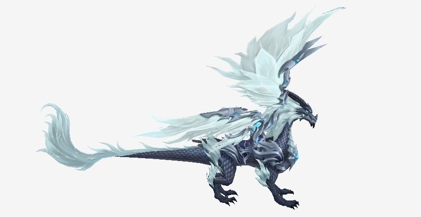 Fantastic Dragon Low-poly 3D model_3