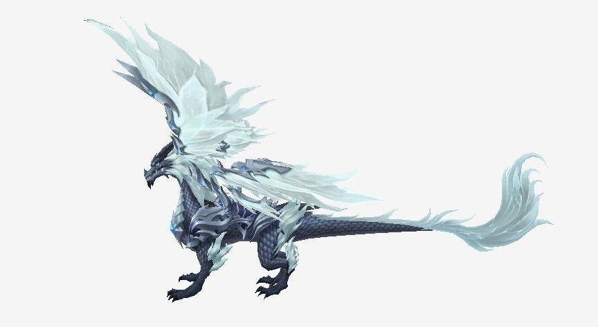 Fantastic Dragon Low-poly 3D model_1