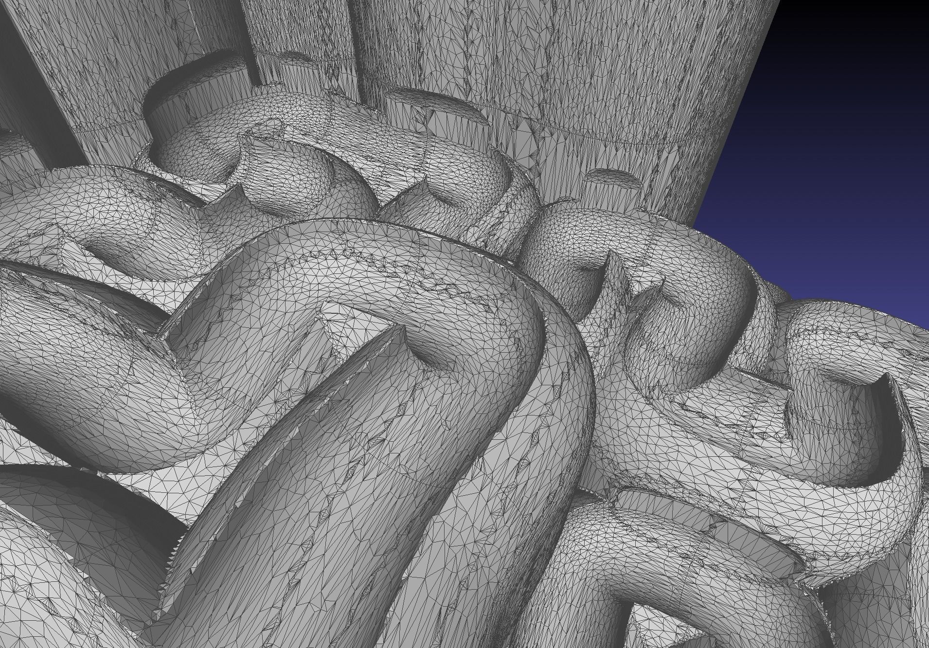 Hilbert Curve Fractal Marble Slide 3D print model_3