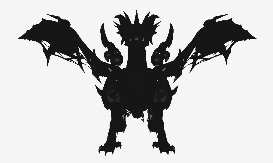 Poison Dragon Low-poly 3D model_4