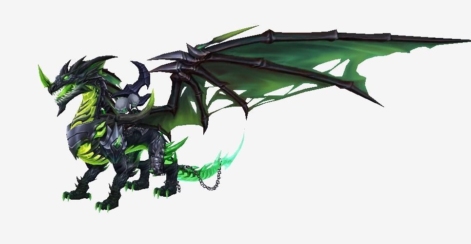 Poison Dragon Low-poly 3D model_1