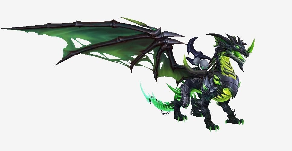 Poison Dragon Low-poly 3D model_15