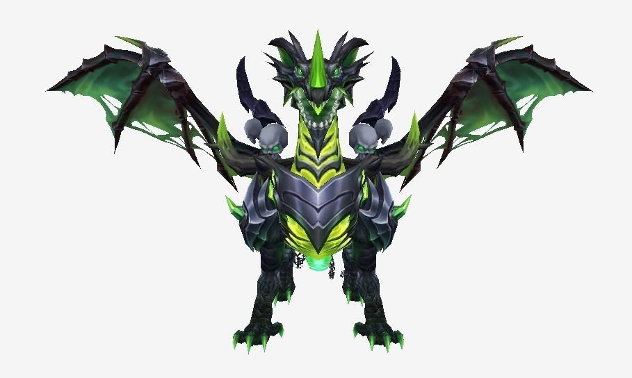 Poison Dragon Low-poly 3D model_10