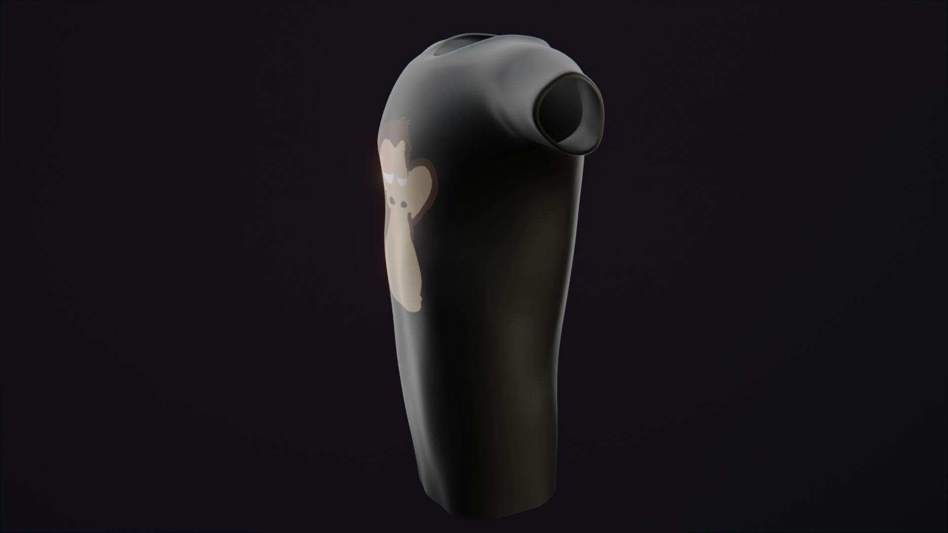 Shirt for NFT Ape Low-poly 3D model_2