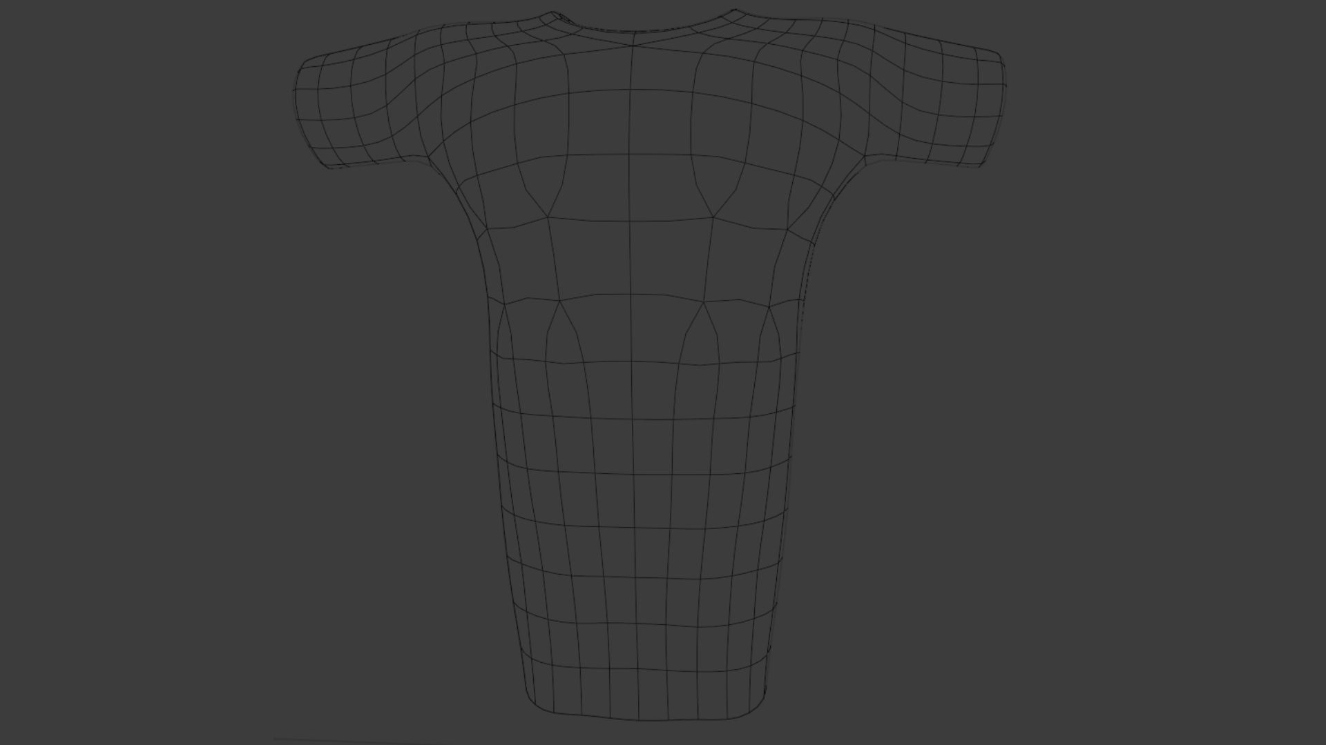 Shirt for NFT Ape Low-poly 3D model_5