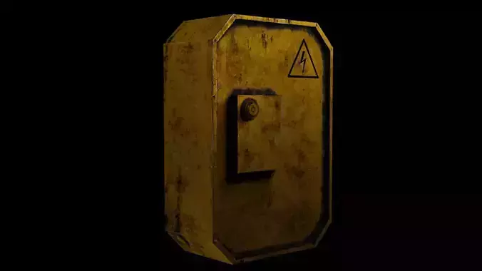 Electrical Shield Free low-poly 3D model