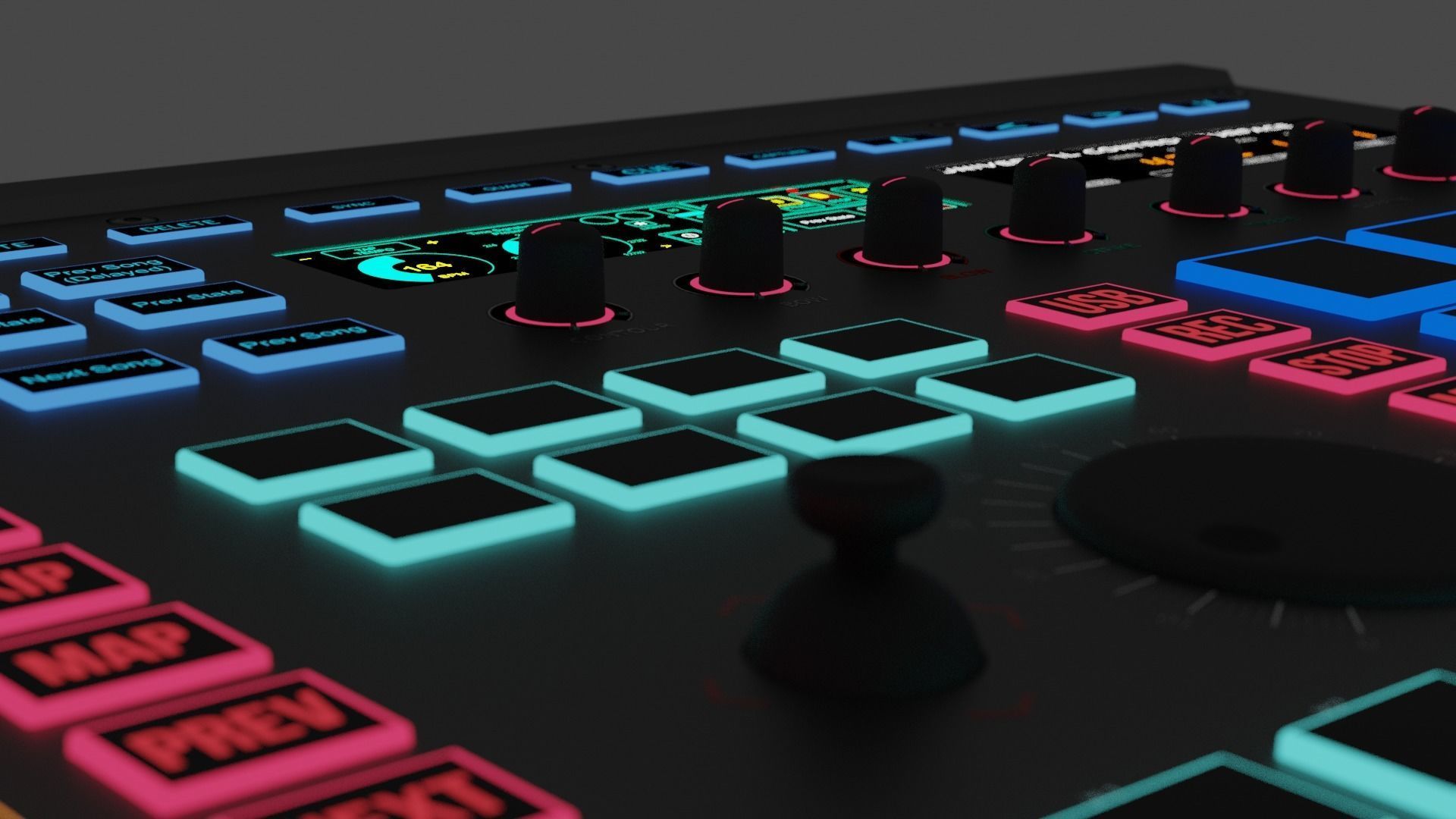 MIDI Device 3D model_6