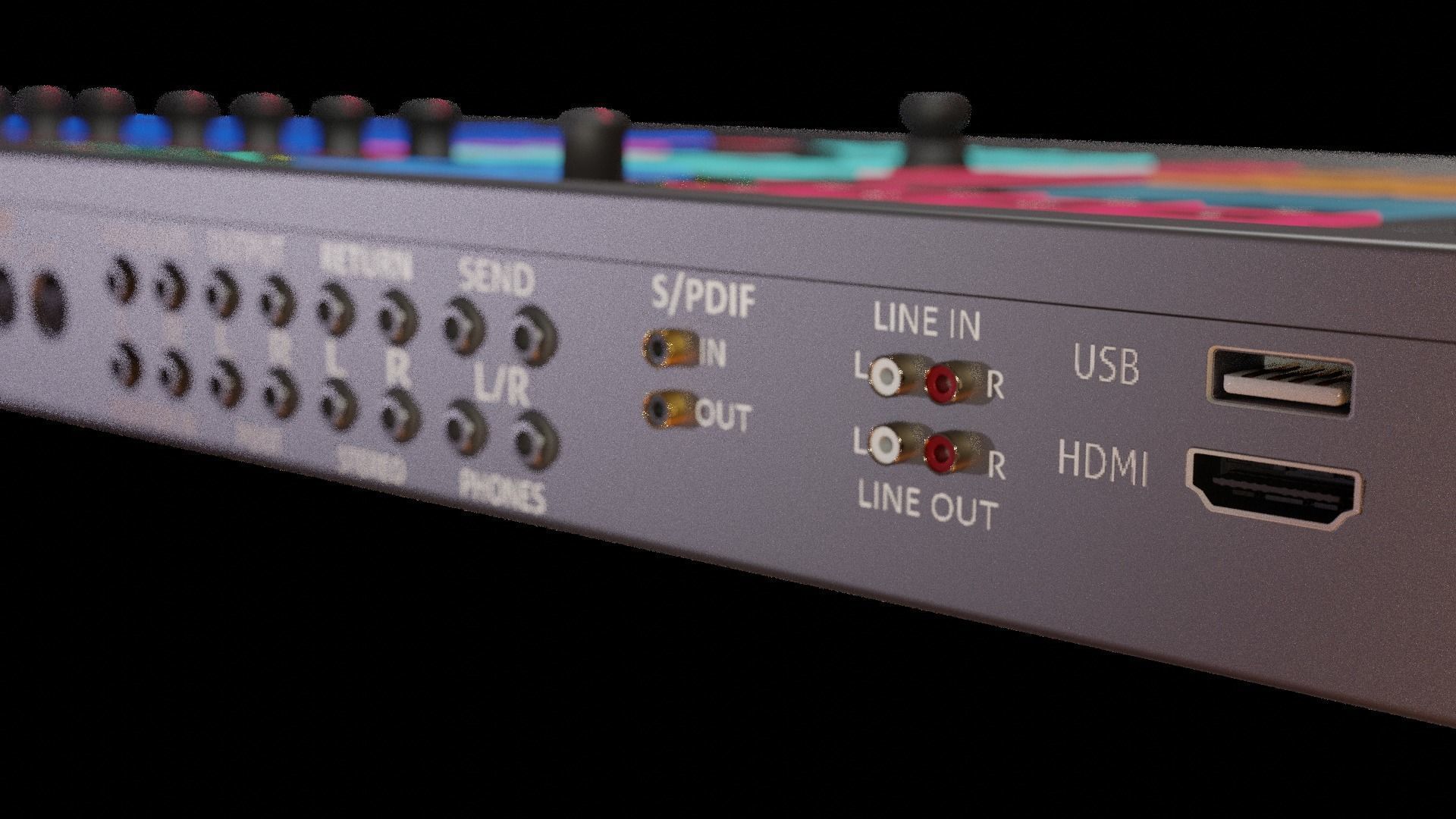 MIDI Device 3D model_3