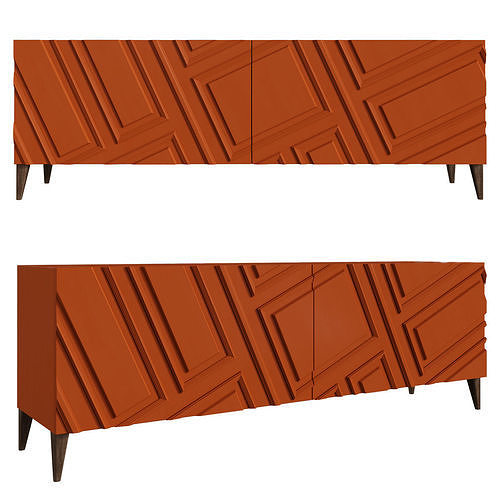 Roche Bobois Astragale Sideboard 3D model