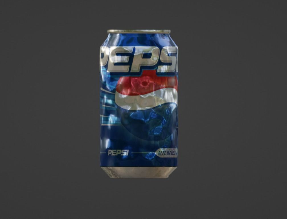 soda cans Low-poly Low-poly 3D model_2
