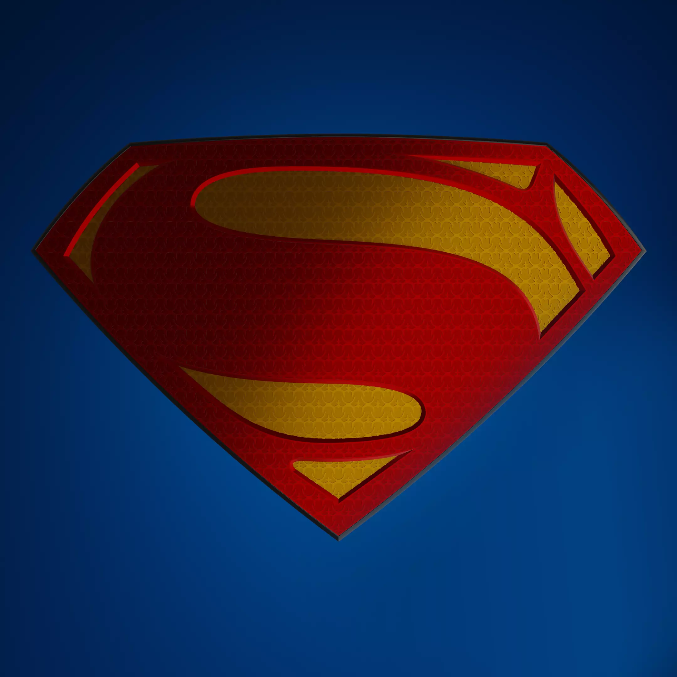 HC Superman Emblem 3D print model