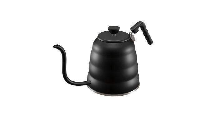 V60 DRIP KETTLE MATTE BLACK Low-poly 3D model