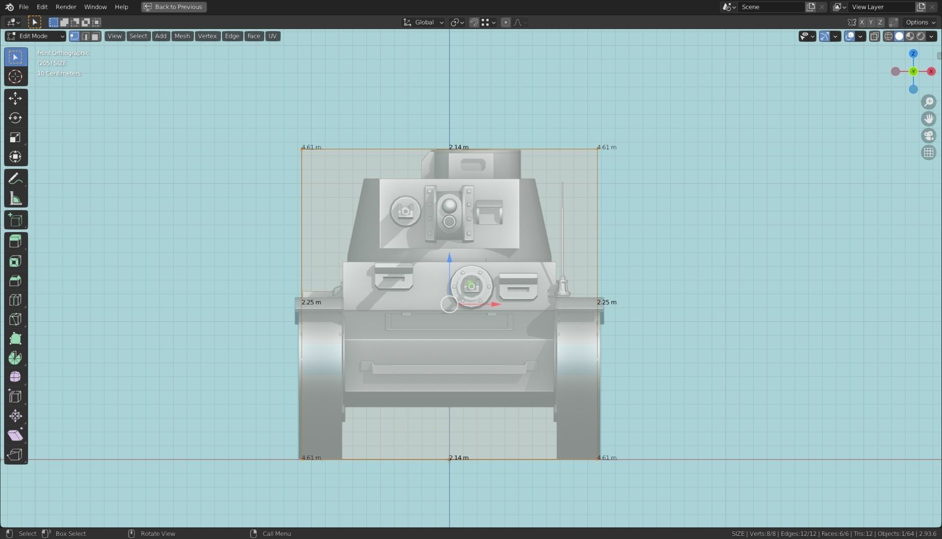 Panzerkampfwagen 38t Tank Base Mesh  Low-poly 3D model_24