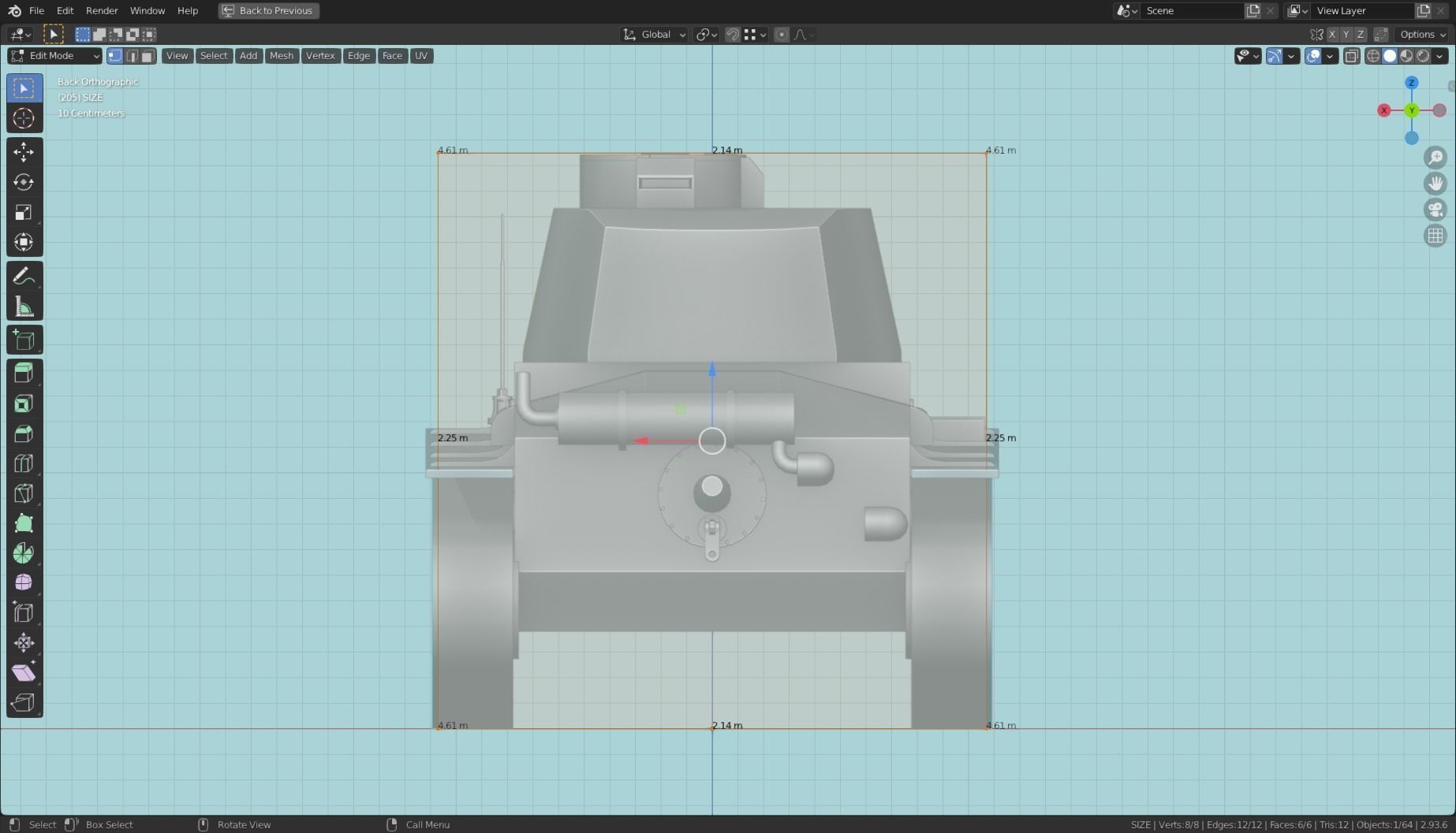 Panzerkampfwagen 38t Tank Base Mesh  Low-poly 3D model_23
