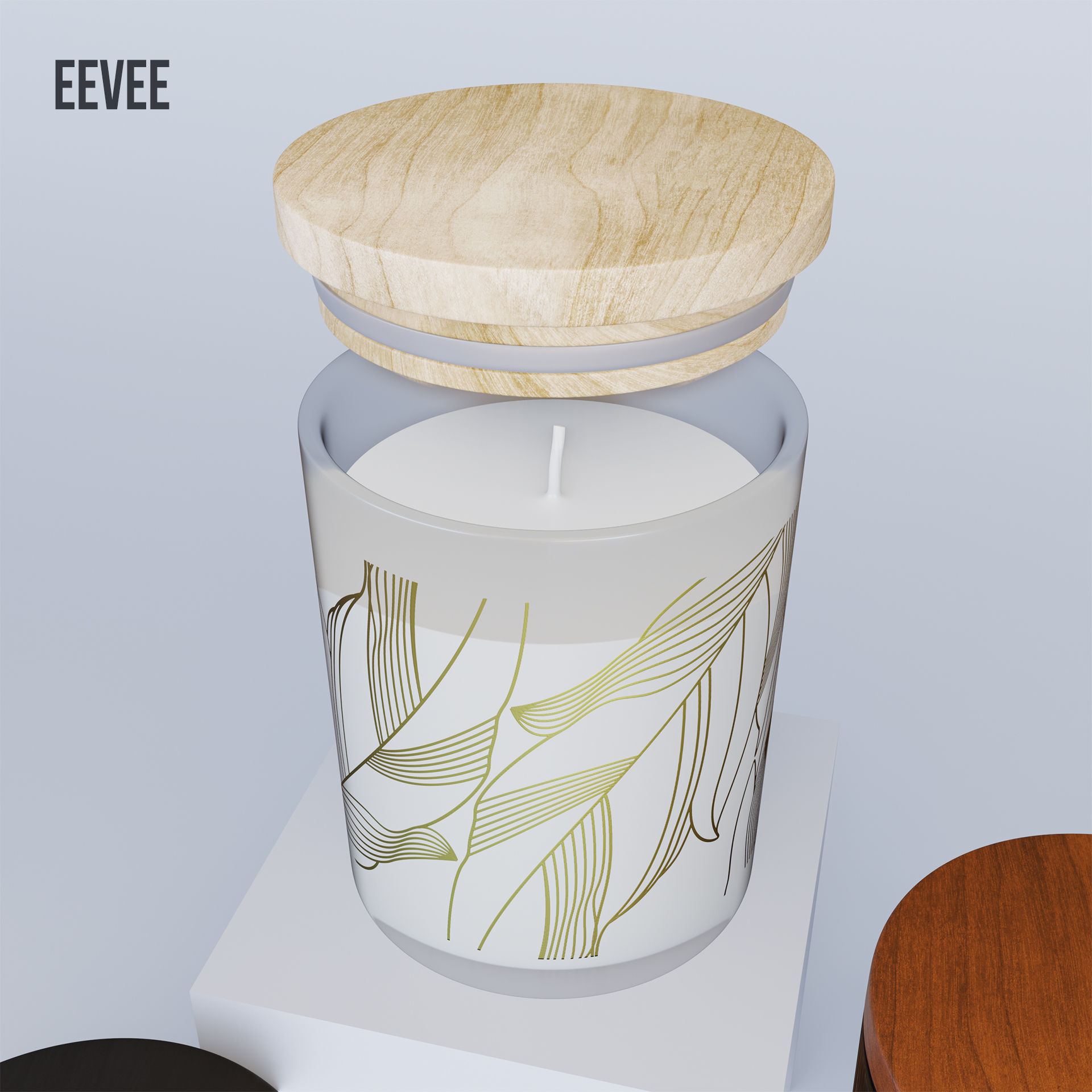 3D model Candle Blender Cycles and Eevee VR / AR / lowpoly CGTrader