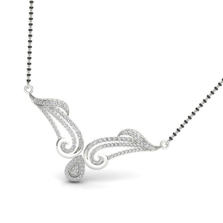 Diamond Beautiful Neckless 3D print model_6