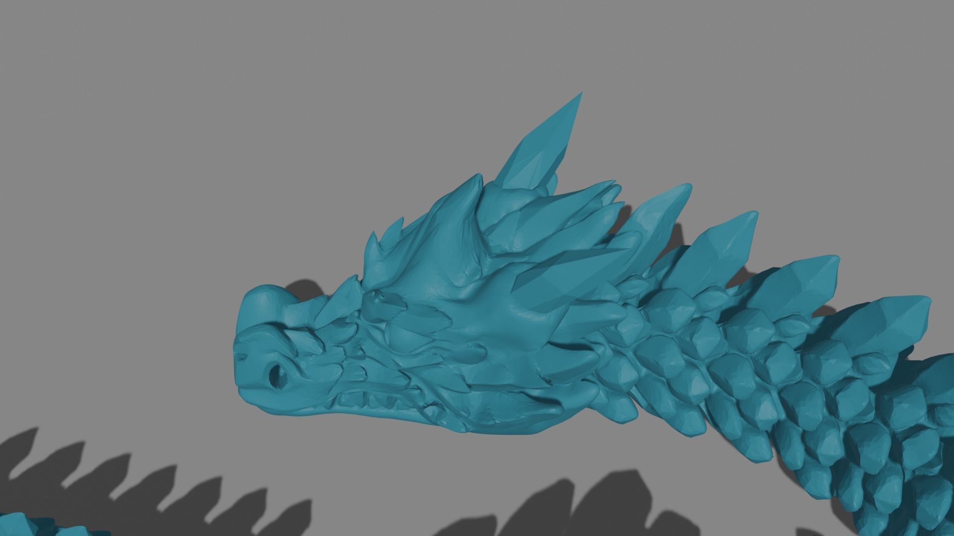 ARTICULATED FROST DRAGON WIGGLE PET ARTICULATED DRAGON 3D print model_4