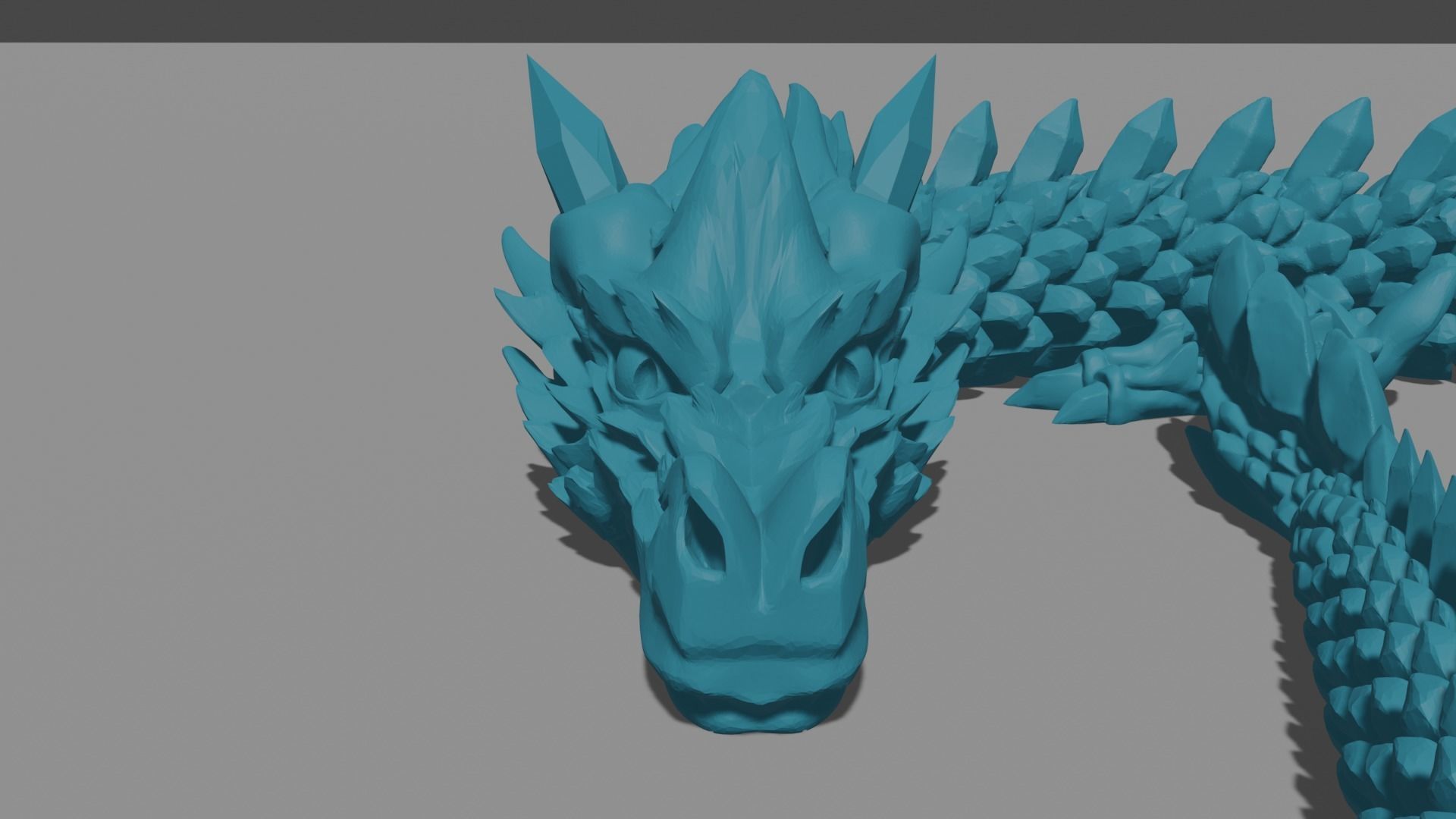 ARTICULATED FROST DRAGON WIGGLE PET ARTICULATED DRAGON 3D print model_9