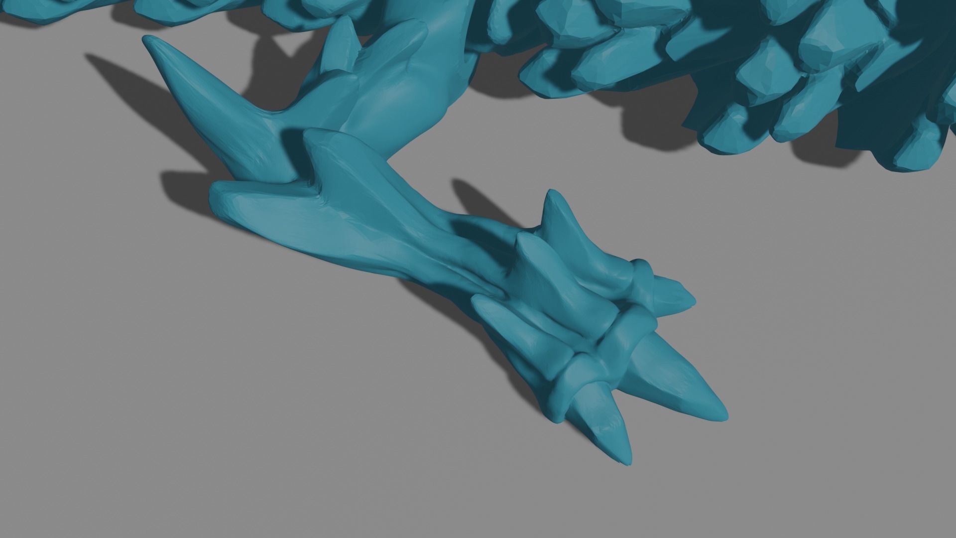 ARTICULATED FROST DRAGON WIGGLE PET ARTICULATED DRAGON 3D print model_8