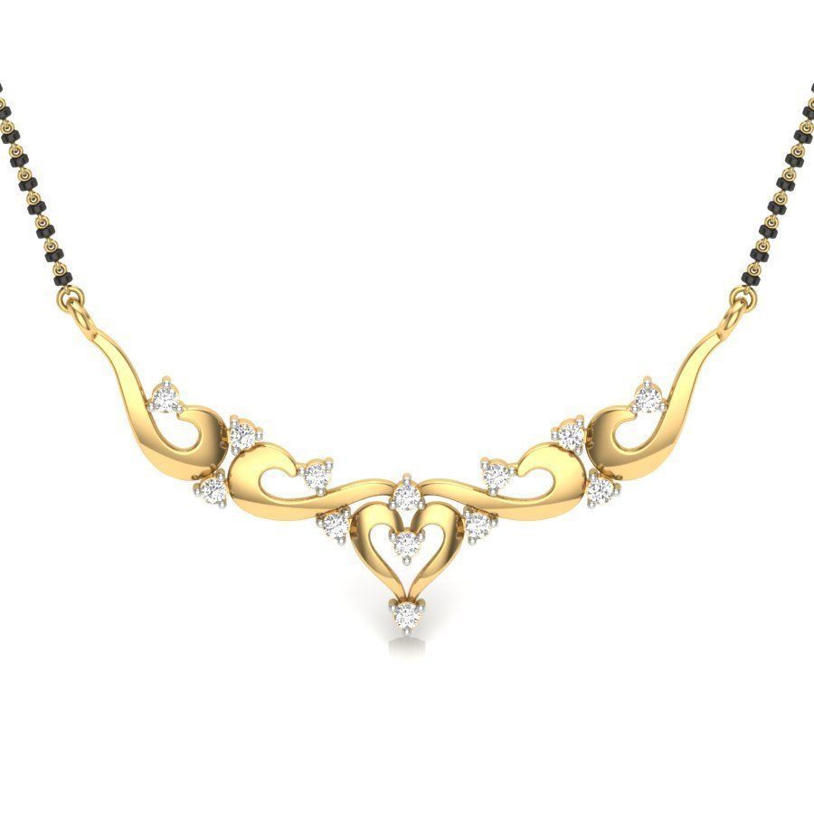 flower neckless 3D 3D print model_8