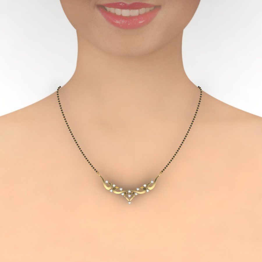flower neckless 3D 3D print model_7