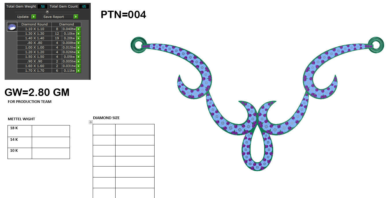 Diamond Satting Beautiful Neckless 3D print model_10