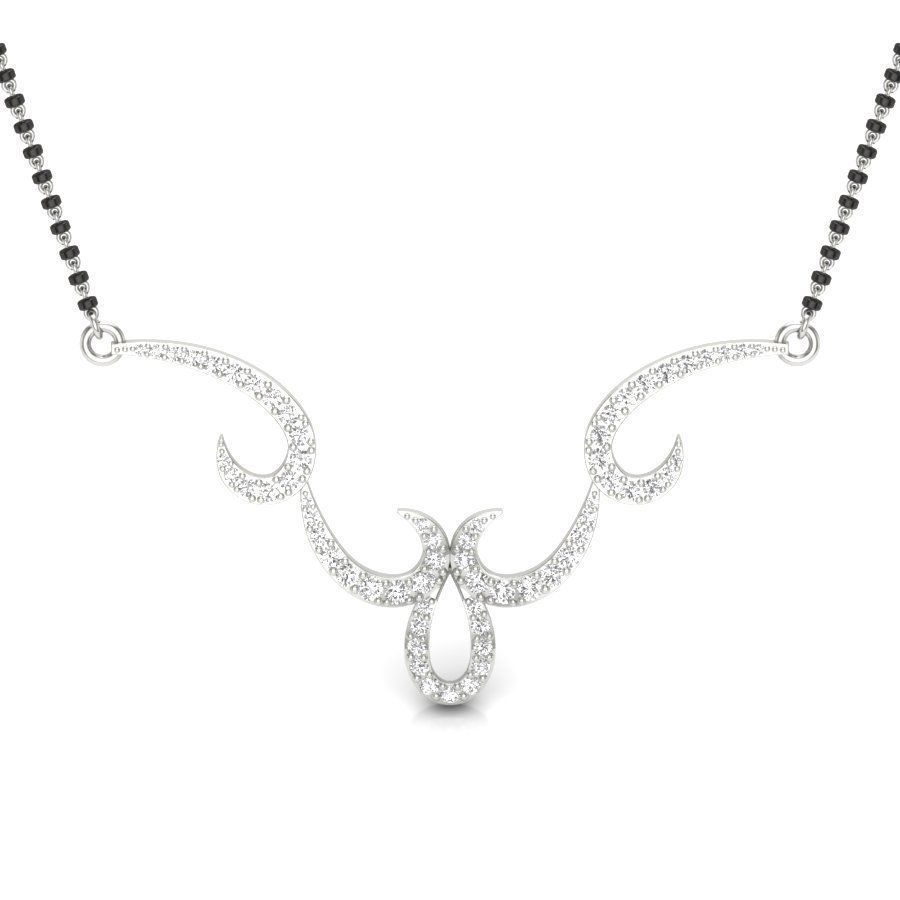 Diamond Satting Beautiful Neckless 3D print model_4