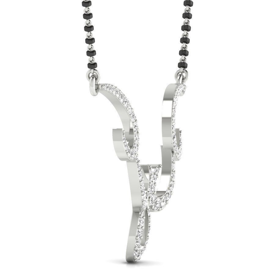 Diamond Satting Beautiful Neckless 3D print model_6