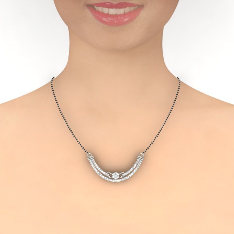 Necklace jewelry 3D 3D print model_2