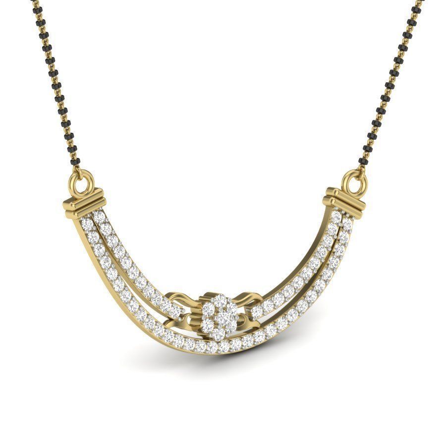 Necklace jewelry 3D 3D print model_1