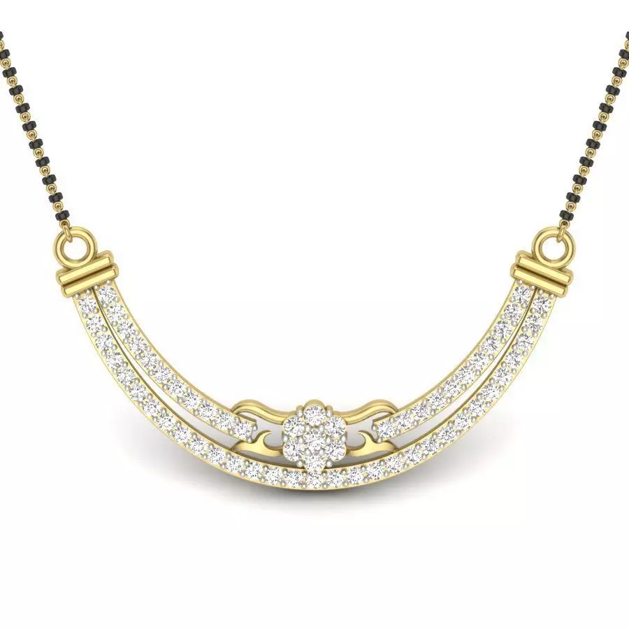 Necklace jewelry 3D 3D print model_0