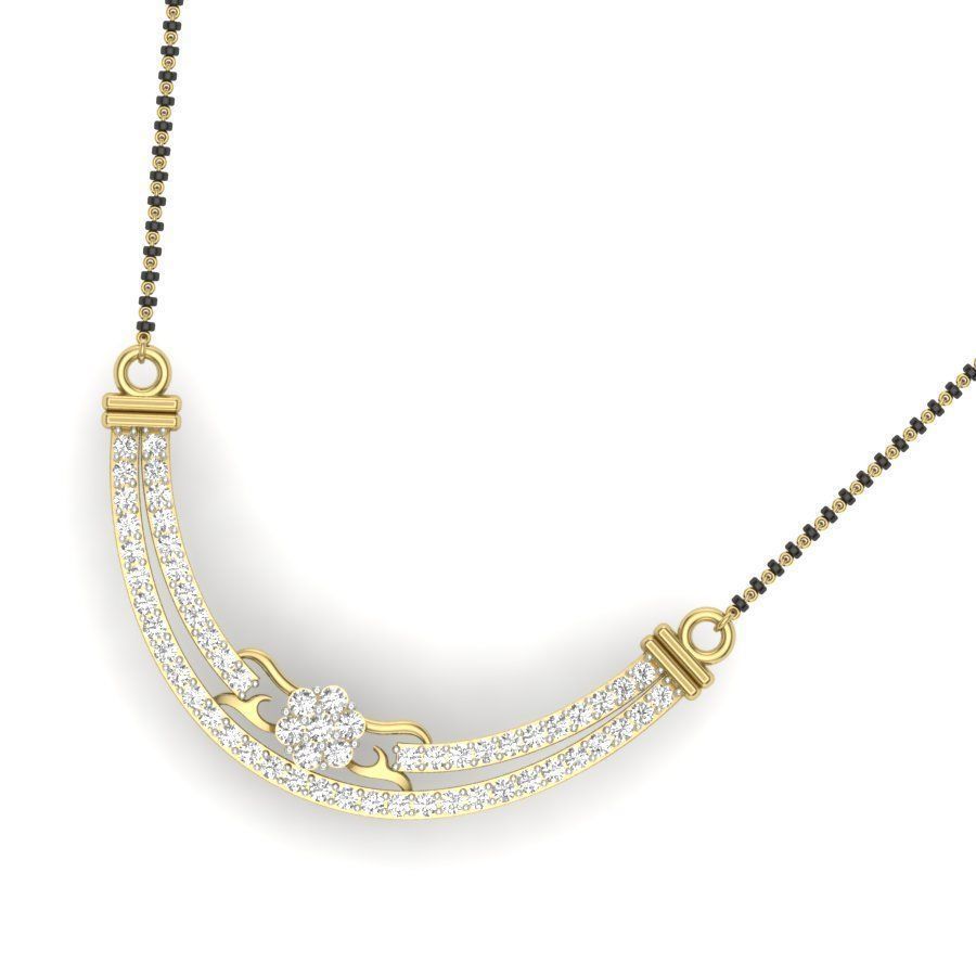 Necklace jewelry 3D 3D print model_3