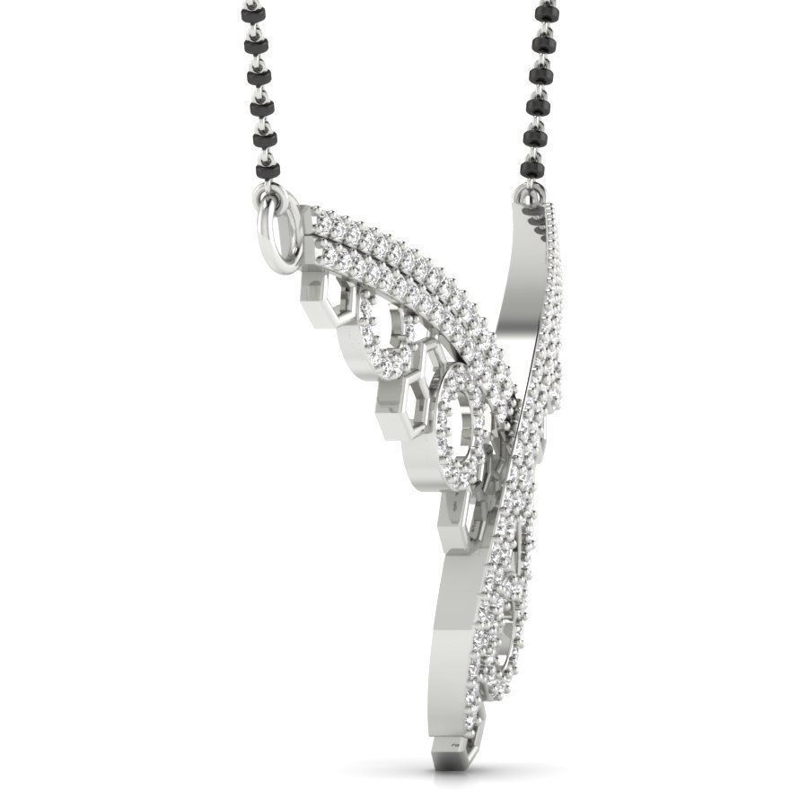 Diamond Necklace 3D print model_6