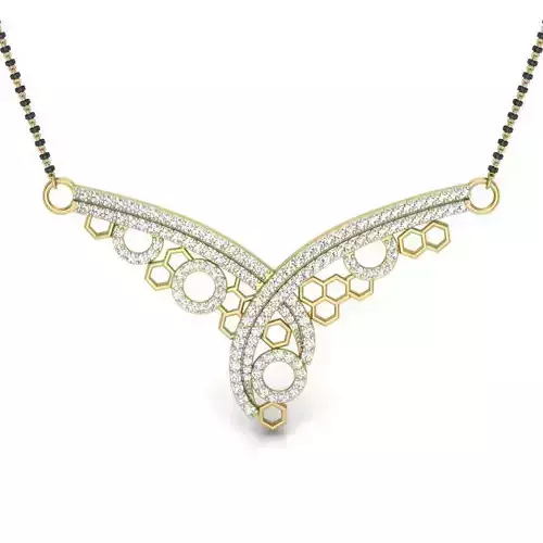 Diamond Necklace 3D print model Diamond Necklace 3D print model