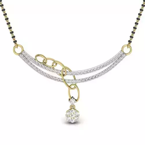 Necklace With Diamonds CAD
