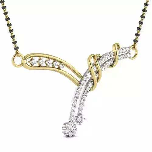 Diamond Tennis Necklace 3D print model Diamond Tennis Necklace 3D print model