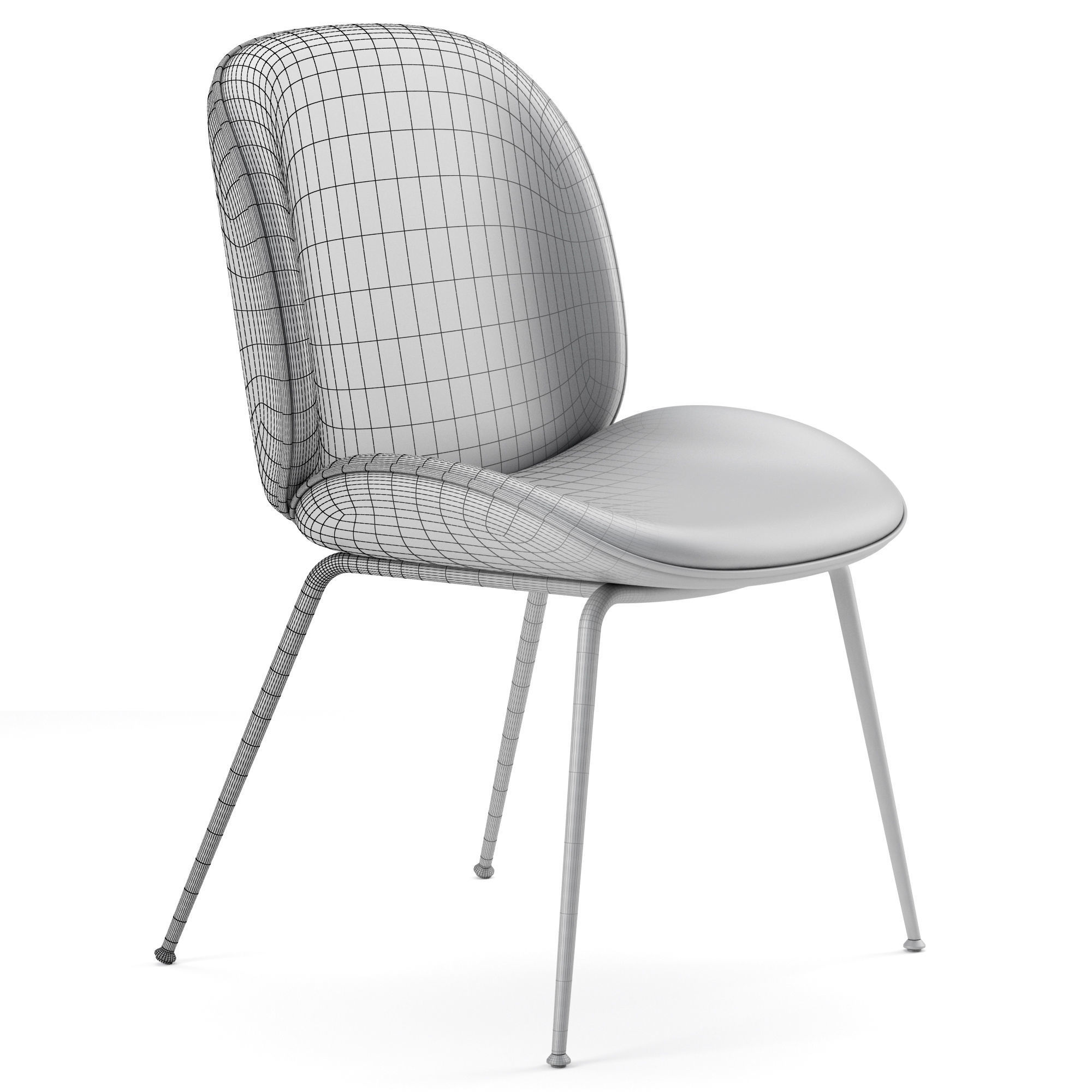 Scoop Performance Dining Chair Modway 3D model_6