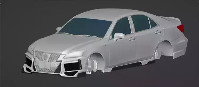 Toyota Crown S210 Athlete BlackPearl Bodykit