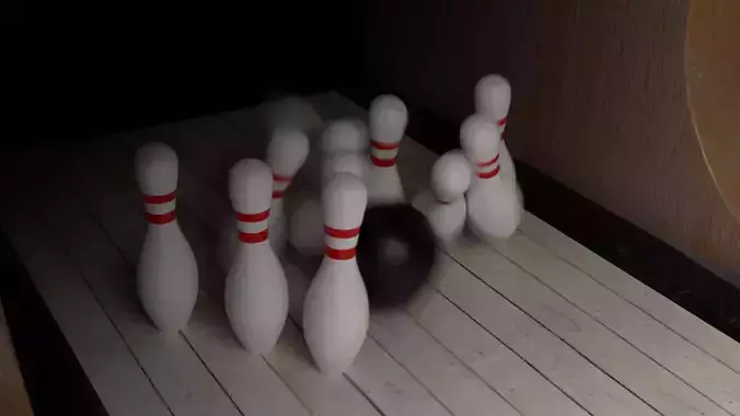 Bowling Pin and Ball