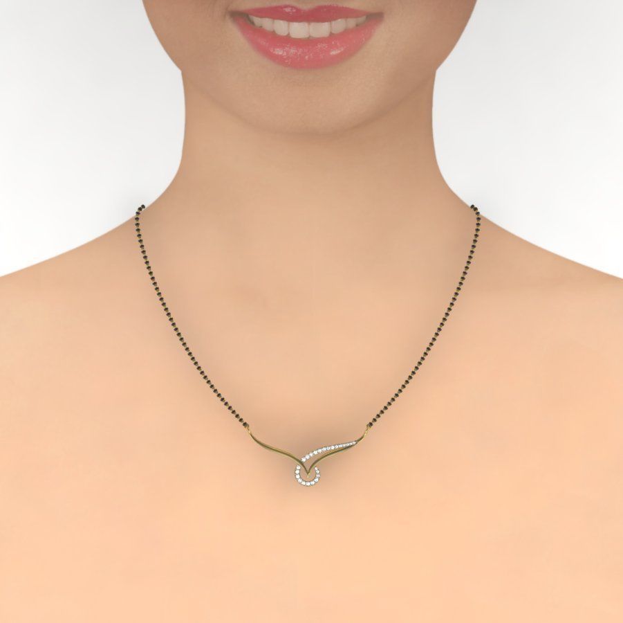 Gold Necklace Bracelet Badge 3D print model_7